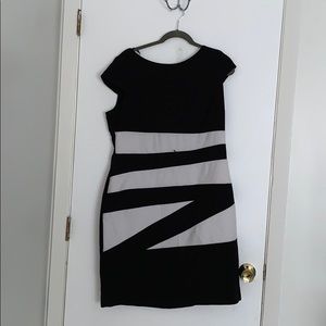 Black and white dress